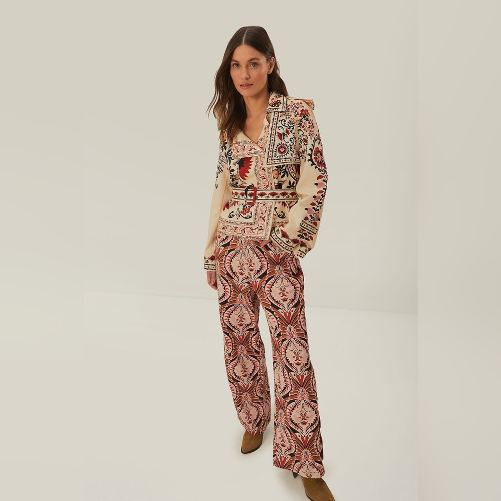 FARM Rio PINEAPPLE JEWEL PRINT PANTS - Picture 3 of 5